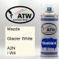 Preview: Mazda, Glacier White, A2N / W4: 400ml Sprühdose, von ATW Autoteile West.